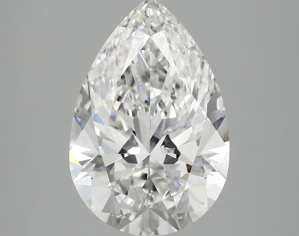 3.05 Carat Pear Shaped Excellent Cut VVS2 IGI Certified Lab Grown Diamond