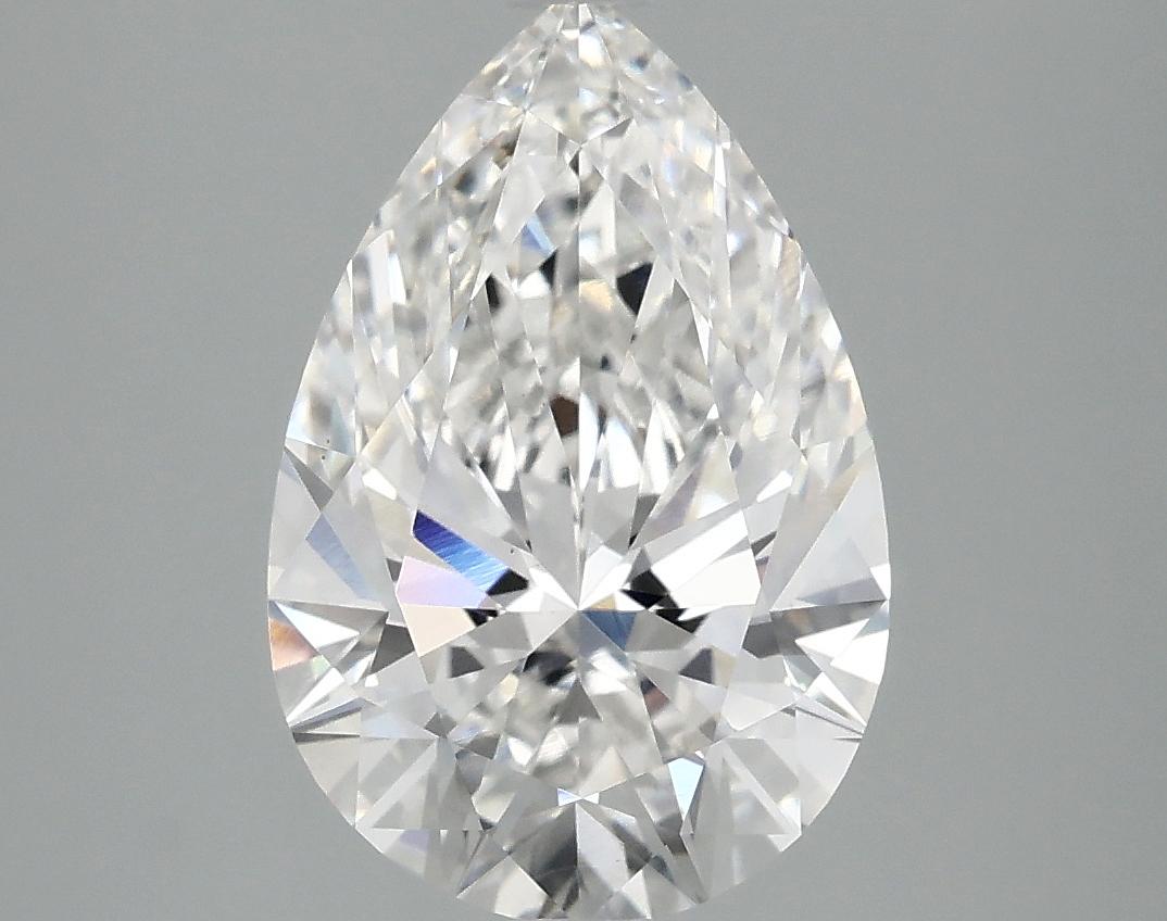 3.09 Carat Pear Shaped Excellent Cut VS1 IGI Certified Lab Grown Diamond
