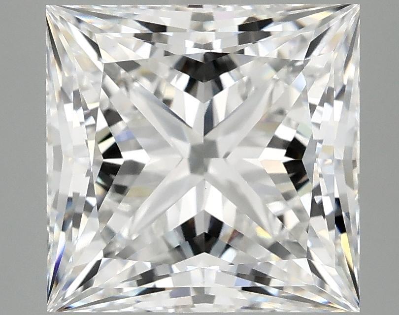 4.71 Carat Princess Shaped Ideal Cut VVS2 IGI Certified Lab Grown Diamond