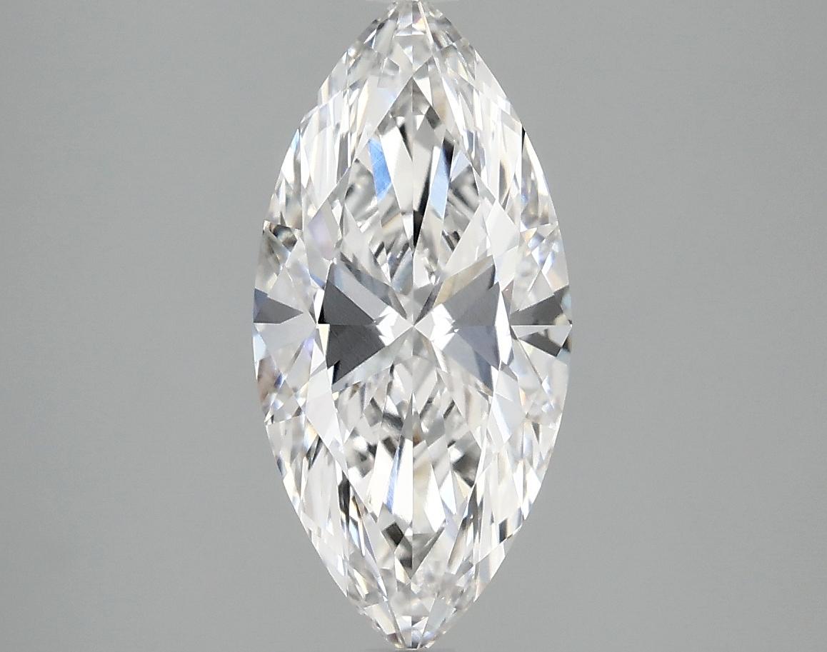 2.02 Carat Marquise Shaped Excellent Cut VVS2 IGI Certified Lab Grown Diamond