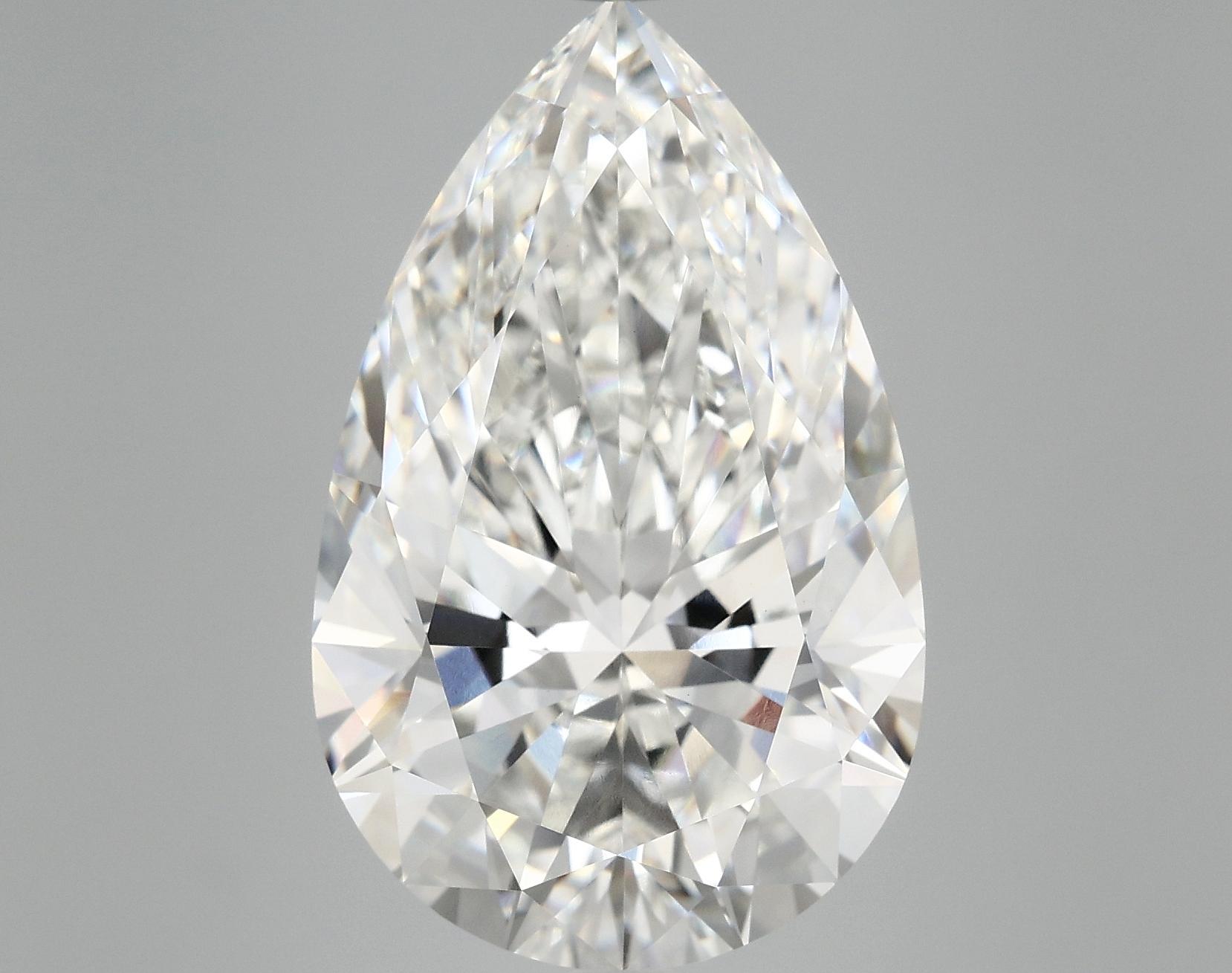 10.26 Carat Pear Shaped Ideal Cut VVS2 IGI Certified Lab Grown Diamond