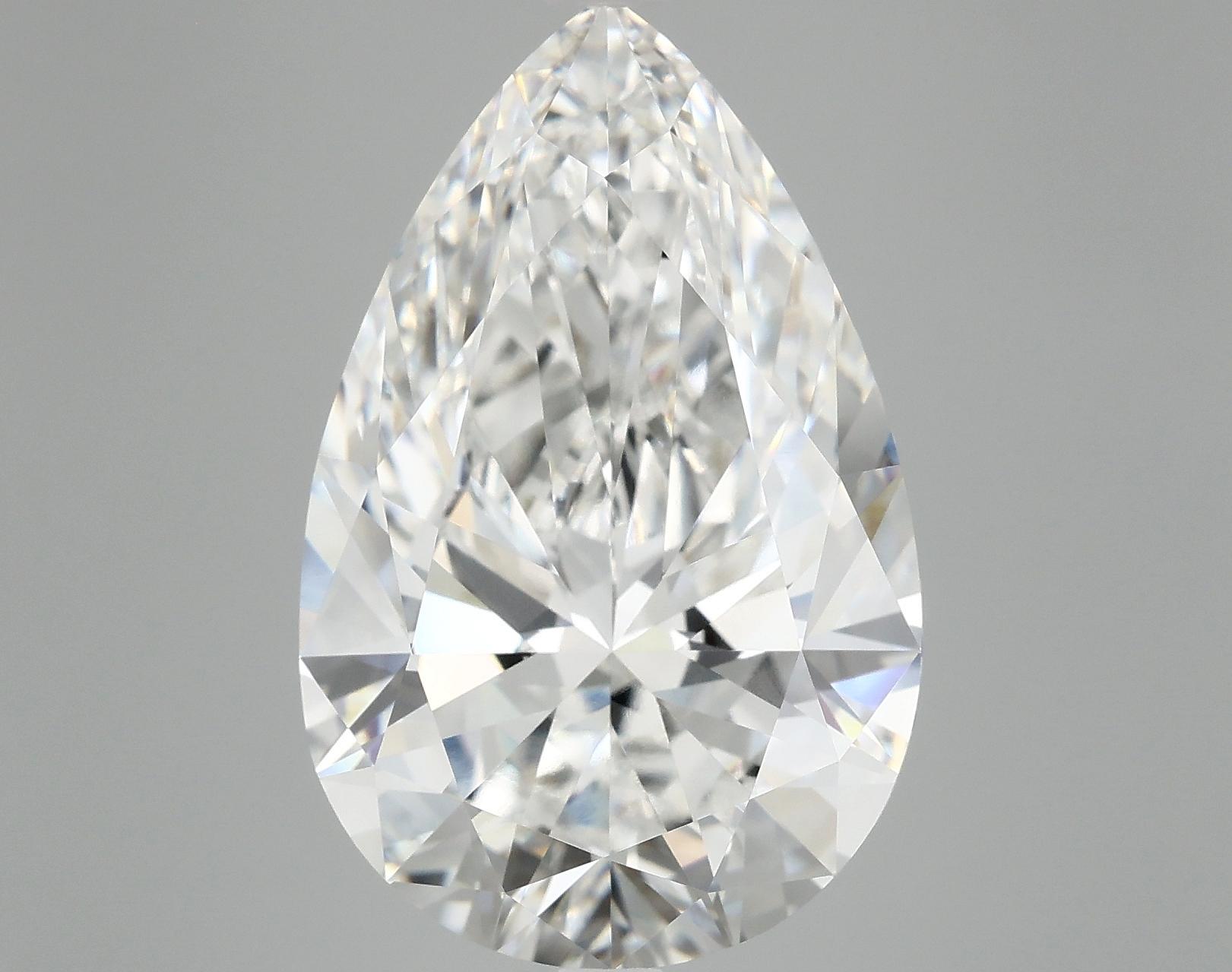10.11 Carat Pear Shaped Ideal Cut VVS2 IGI Certified Lab Grown Diamond
