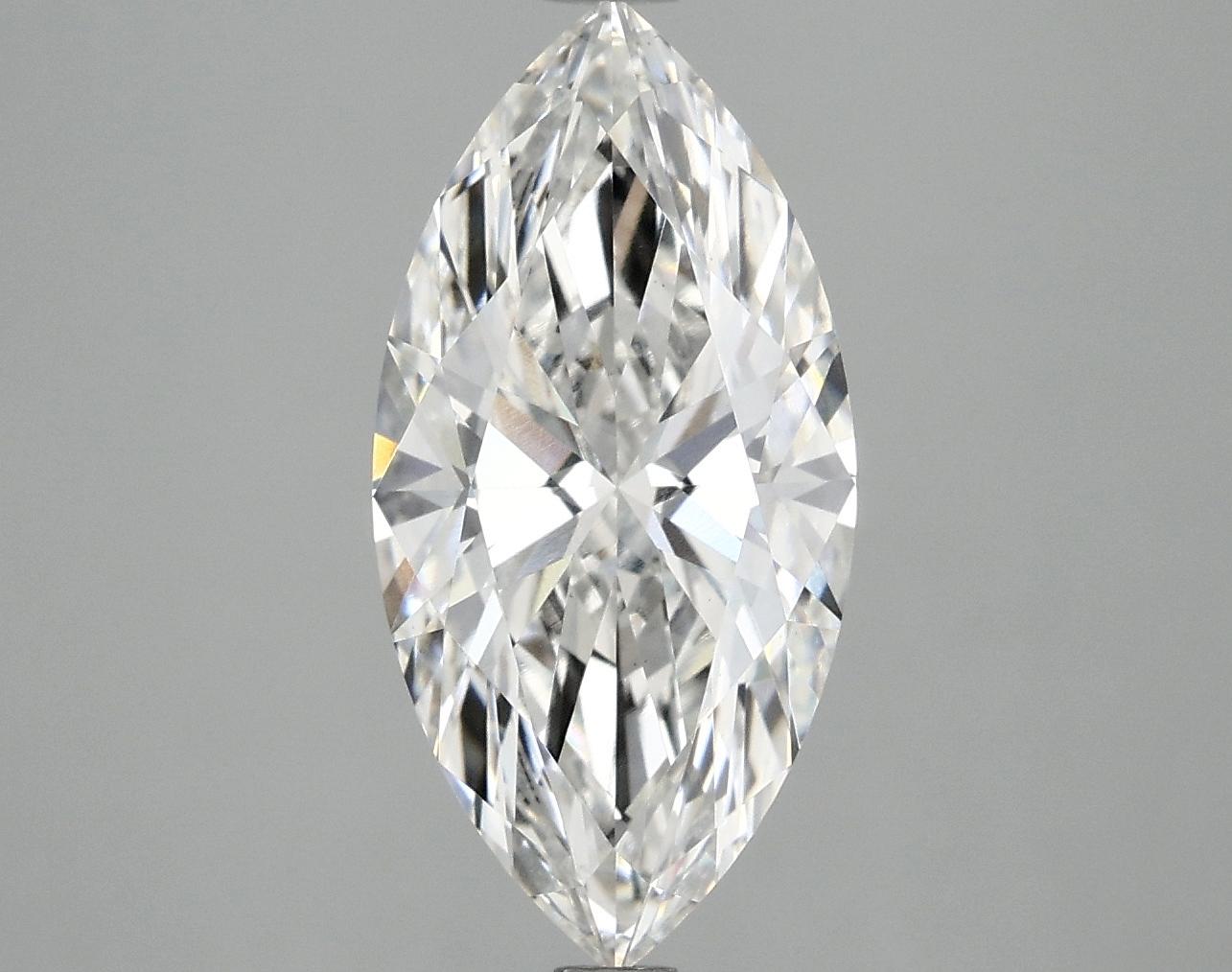 3.08 Carat Marquise Shaped Ideal Cut VS1 IGI Certified Lab Grown Diamond