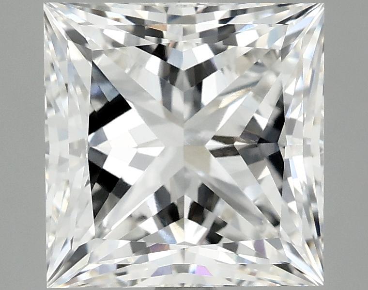 4.03 Carat Princess Shaped Ideal Cut VVS2 IGI Certified Lab Grown Diamond