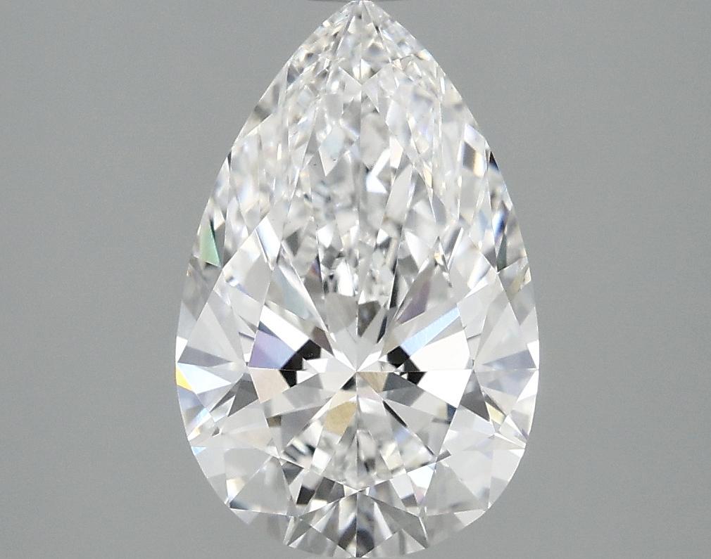 2.03 Carat Pear Shaped Ideal Cut VVS2 IGI Certified Lab Grown Diamond