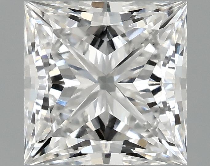 1.08 Carat Princess Shaped Ideal Cut VVS2 IGI Certified Lab Grown Diamond