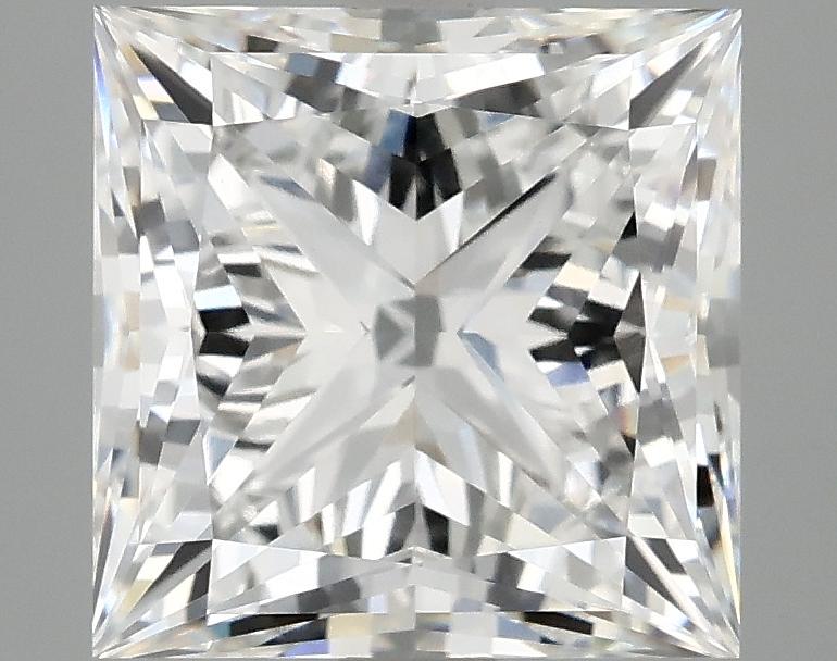 4.05 Carat Princess Shaped Ideal Cut VVS2 IGI Certified Lab Grown Diamond