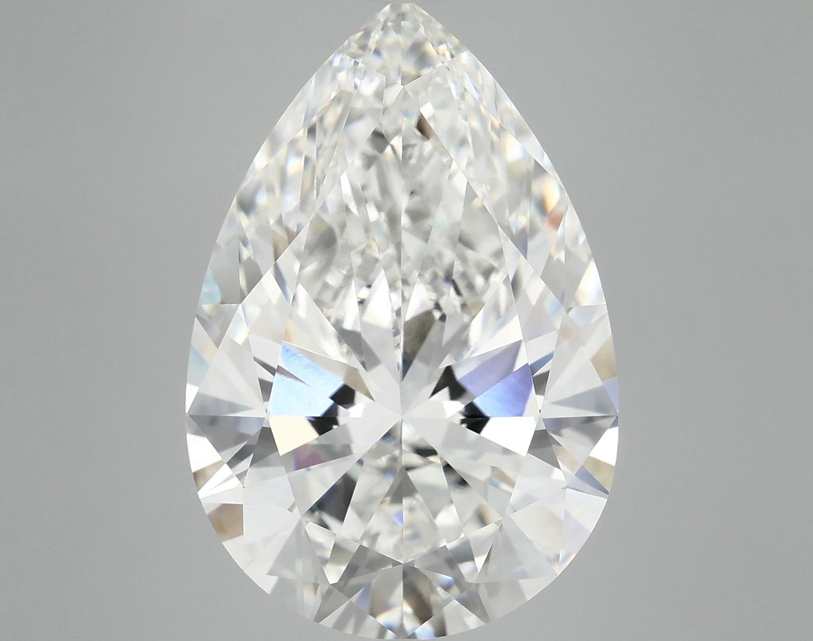 10.09 Carat Pear Shaped Excellent Cut VVS2 IGI Certified Lab Grown Diamond