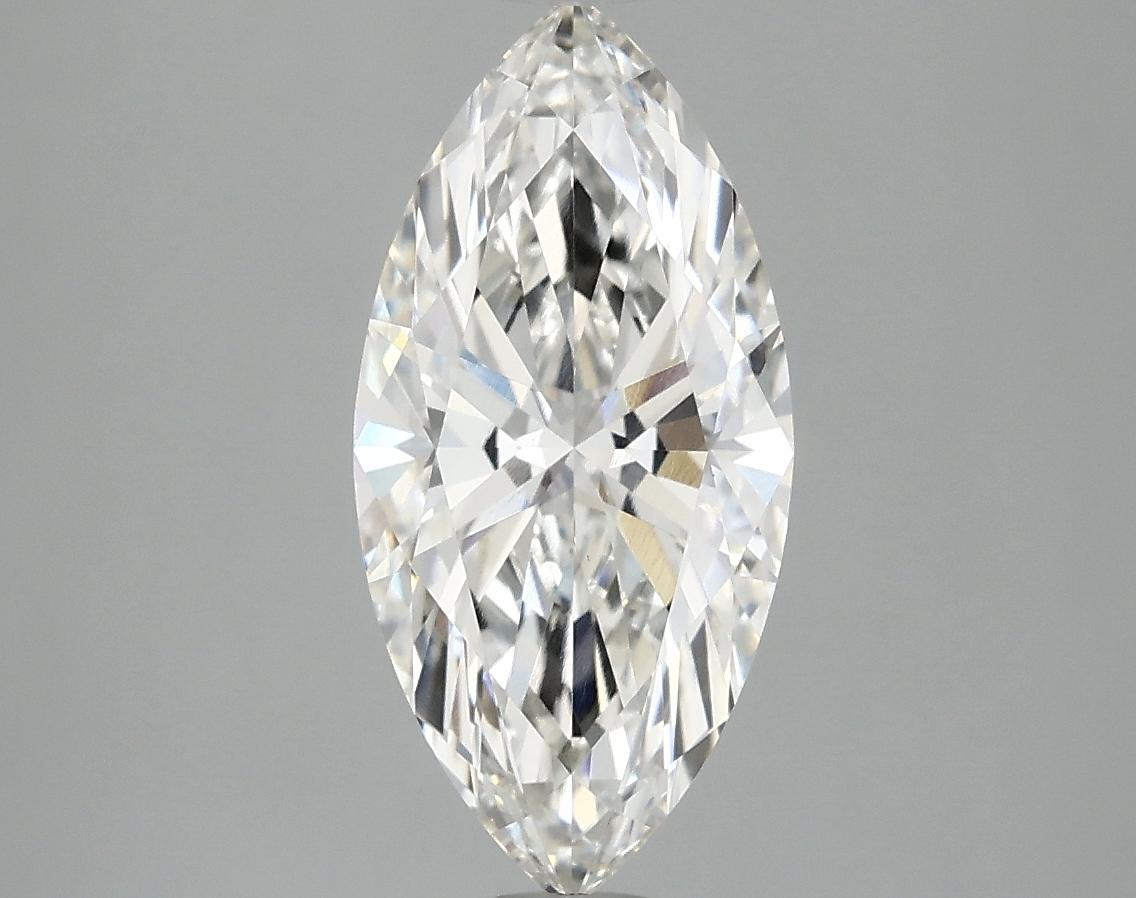 2.03 Carat Marquise Shaped Excellent Cut VVS2 IGI Certified Lab Grown Diamond