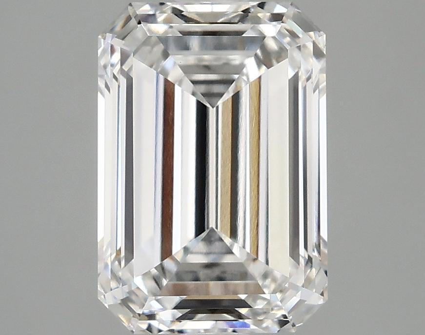 3.02 Carat Emerald Shaped Ideal Cut VVS2 IGI Certified Lab Grown Diamond