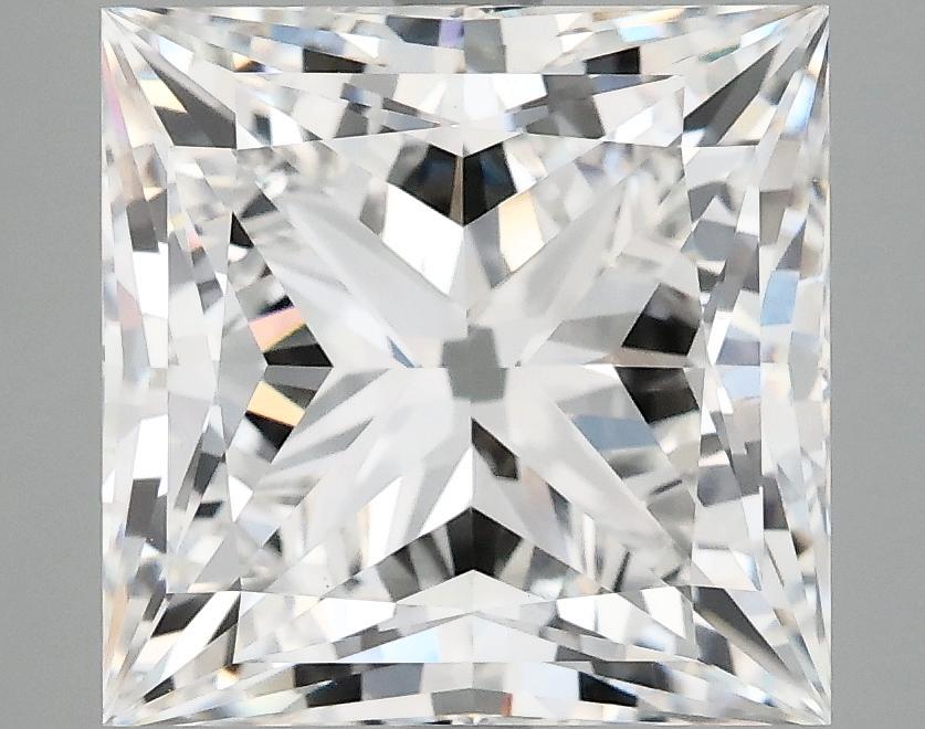 6.05 Carat Princess Shaped Ideal Cut VVS2 IGI Certified Lab Grown Diamond
