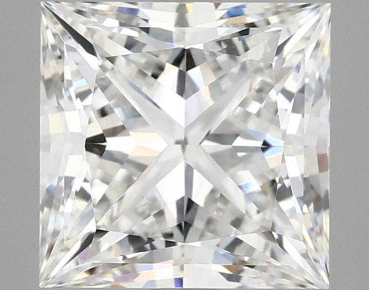 4.05 Carat Princess Shaped Ideal Cut VVS2 IGI Certified Lab Grown Diamond