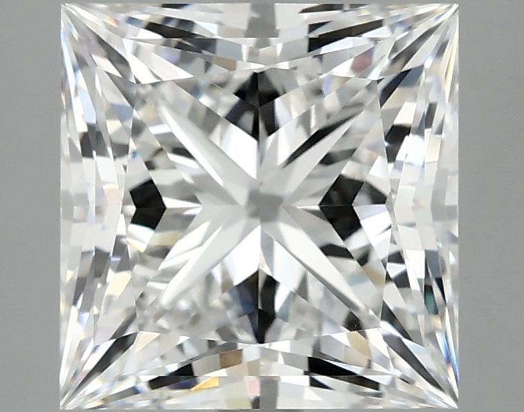 4.15 Carat Princess Shaped Ideal Cut VVS2 IGI Certified Lab Grown Diamond