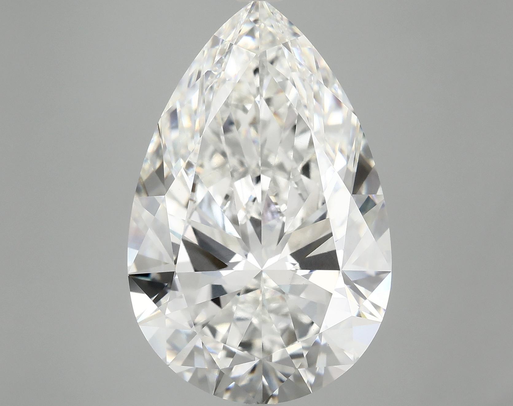 11.14 Carat Pear Shaped Ideal Cut VVS2 IGI Certified Lab Grown Diamond