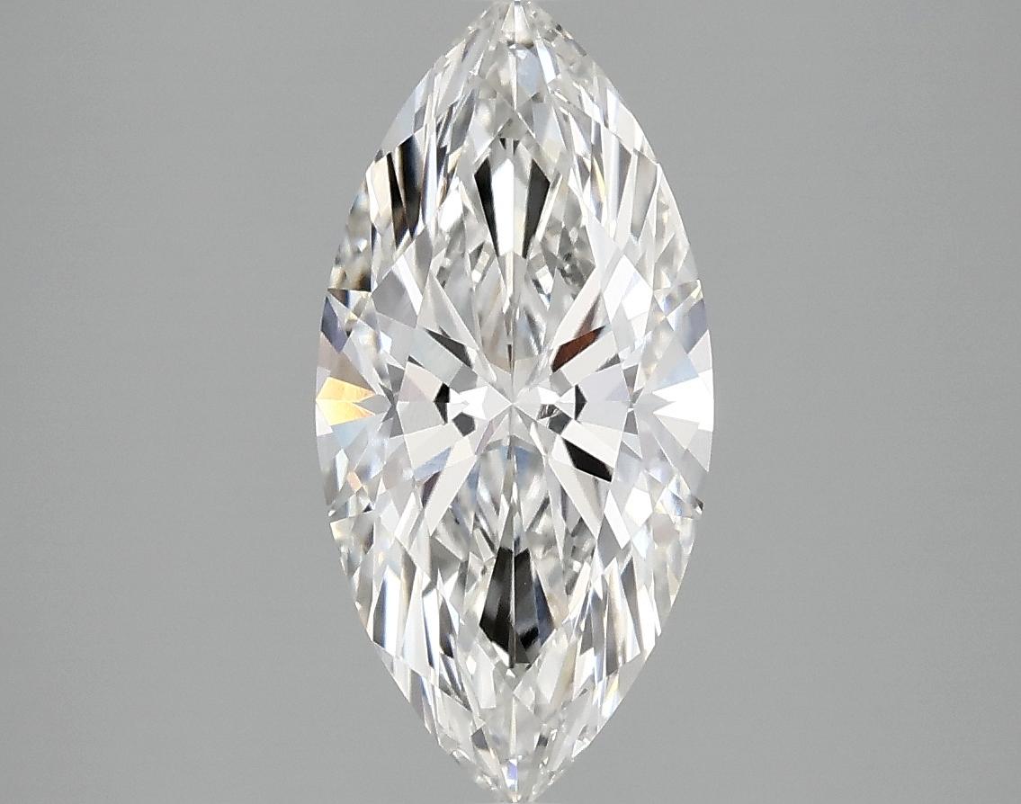 2.1 Carat Marquise Shaped Excellent Cut VVS2 IGI Certified Lab Grown Diamond