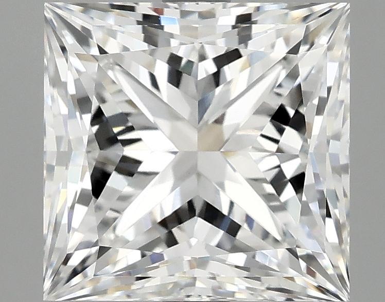 4.19 Carat Princess Shaped Ideal Cut VVS2 IGI Certified Lab Grown Diamond