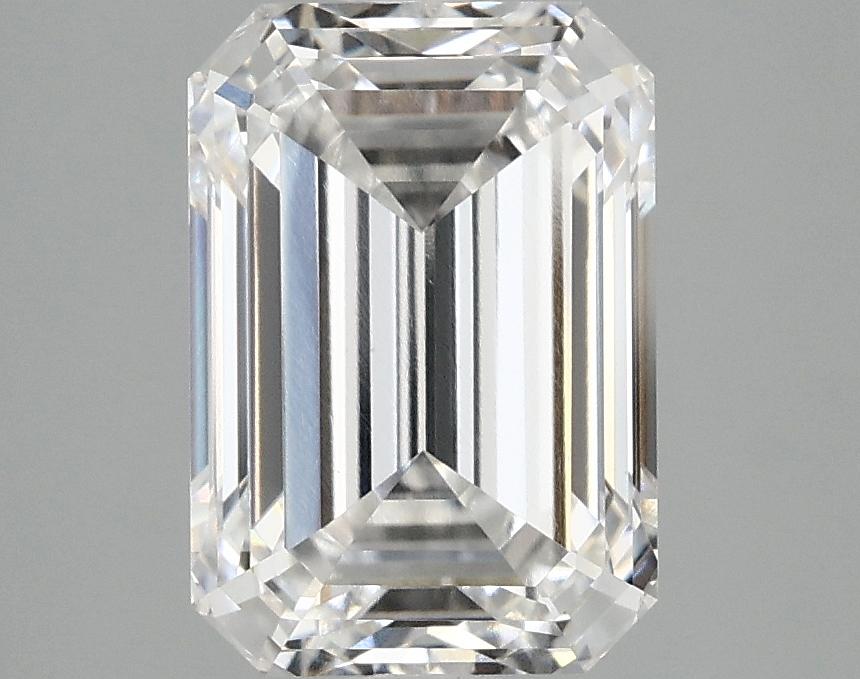 3.03 Carat Emerald Shaped Ideal Cut VVS2 IGI Certified Lab Grown Diamond