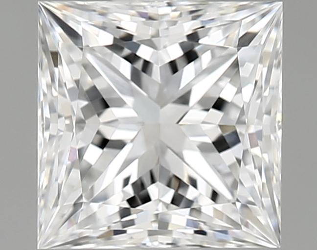 0.98 Carat Princess Shaped Ideal Cut VVS2 IGI Certified Lab Grown Diamond