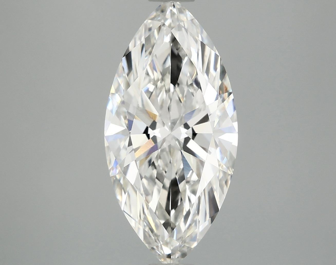 3.06 Carat Marquise Shaped Ideal Cut VVS2 IGI Certified Lab Grown Diamond