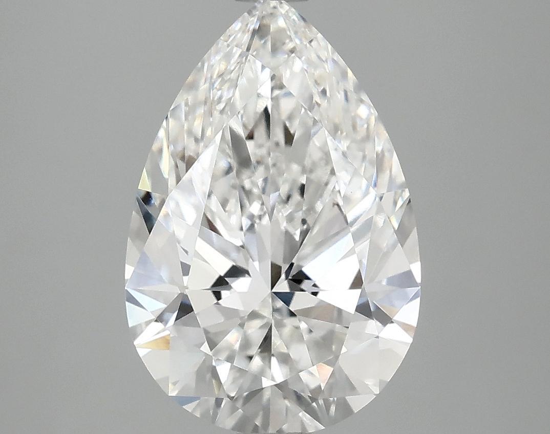 3.02 Carat Pear Shaped Excellent Cut VVS2 IGI Certified Lab Grown Diamond