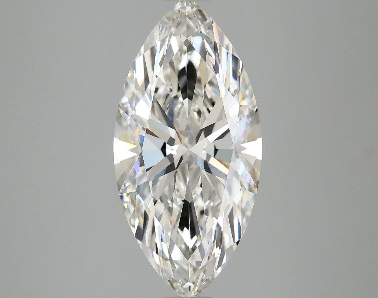 3.08 Carat Marquise Shaped Excellent Cut VS1 IGI Certified Lab Grown Diamond