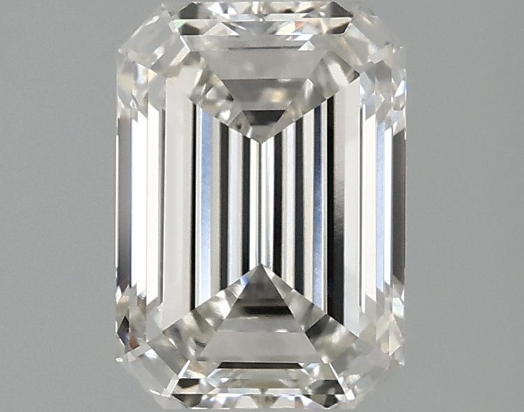 1.99 Carat Emerald Shaped Ideal Cut VVS2 IGI Certified Lab Grown Diamond
