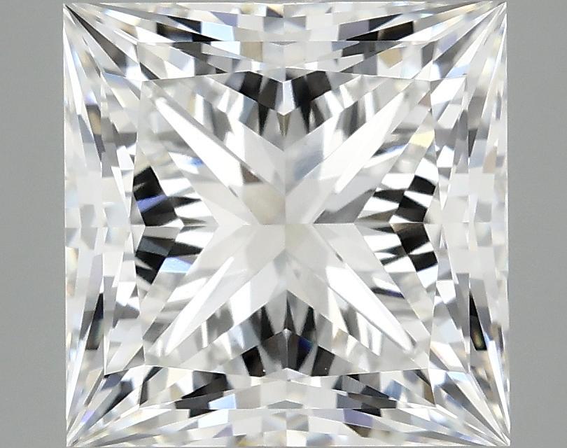 4.88 Carat Princess Shaped Ideal Cut VVS2 IGI Certified Lab Grown Diamond