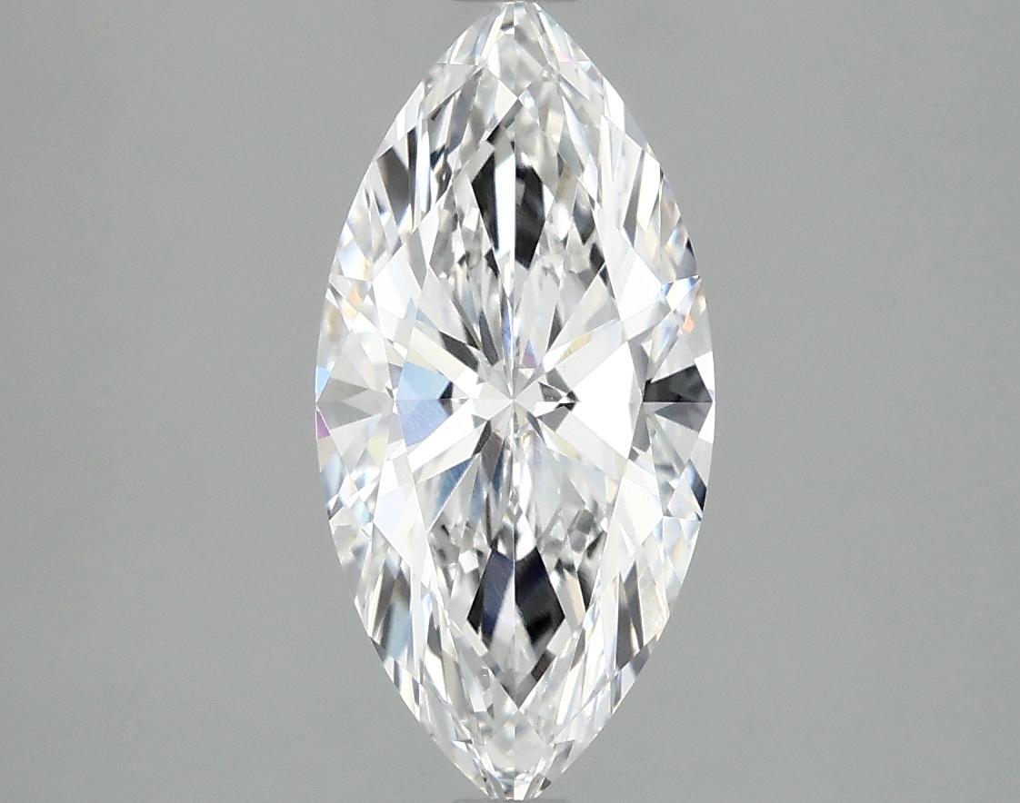2.07 Carat Marquise Shaped Excellent Cut VVS2 IGI Certified Lab Grown Diamond