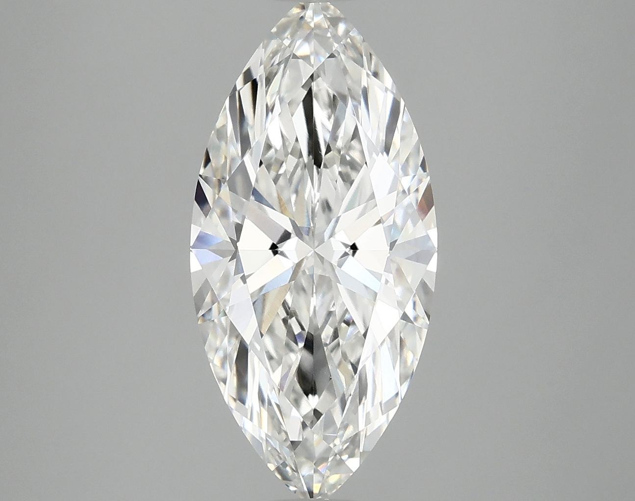 3.1 Carat Marquise Shaped Excellent Cut VVS2 IGI Certified Lab Grown Diamond