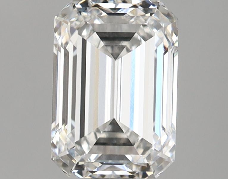 1.87 Carat Emerald Shaped Ideal Cut VVS2 IGI Certified Lab Grown Diamond