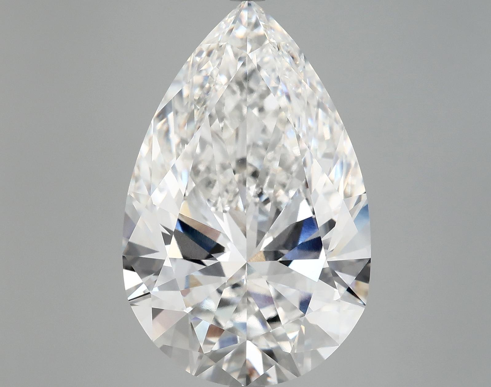 10.72 Carat Pear Shaped Ideal Cut VVS2 IGI Certified Lab Grown Diamond