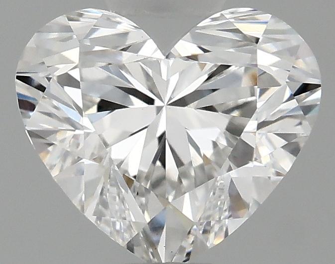 0.98 Carat Heart Shaped Ideal Cut VVS2 IGI Certified Lab Grown Diamond
