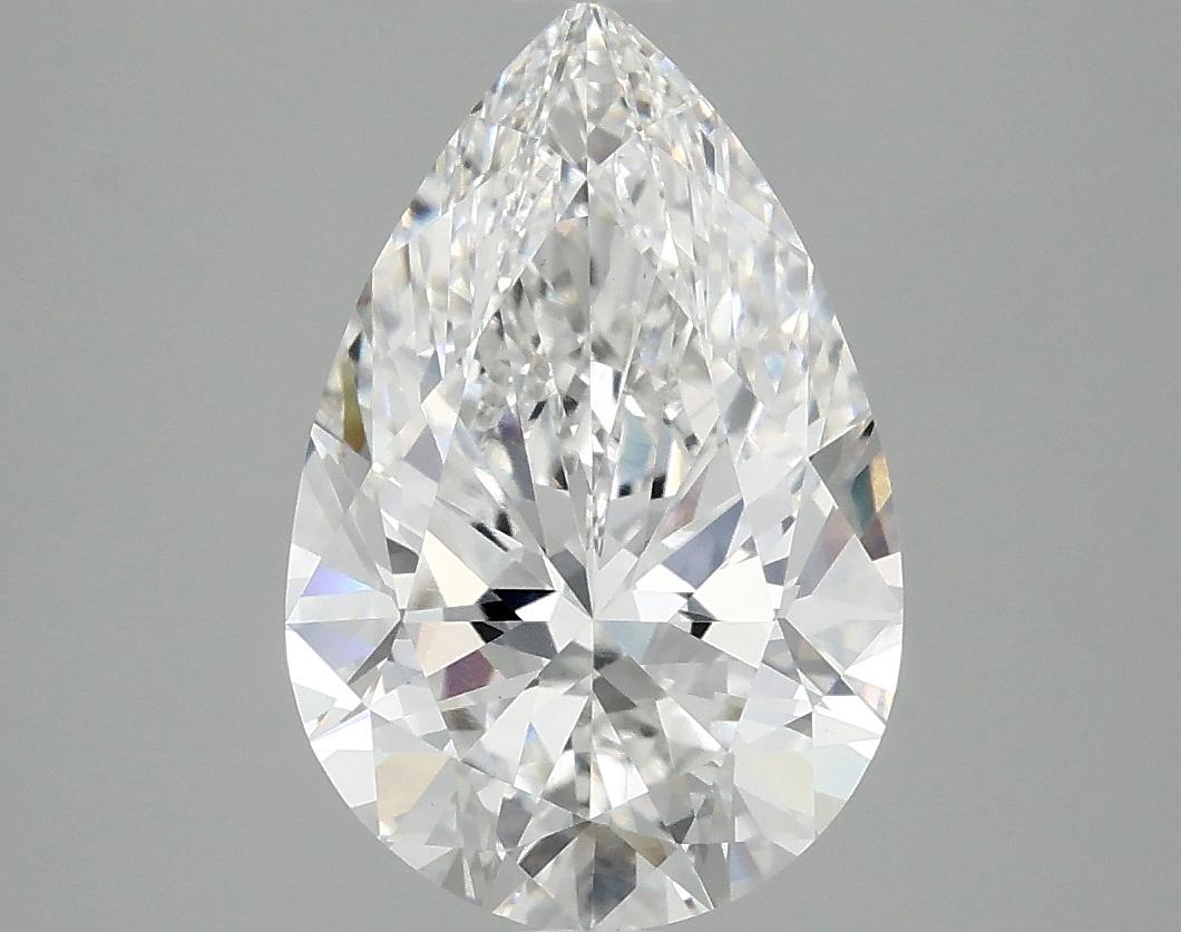 3.06 Carat Pear Shaped Excellent Cut VS1 IGI Certified Lab Grown Diamond