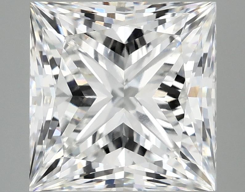 4.8 Carat Princess Shaped Ideal Cut VVS2 IGI Certified Lab Grown Diamond