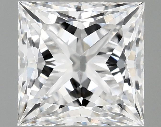 1.08 Carat Princess Shaped Ideal Cut VVS2 IGI Certified Lab Grown Diamond