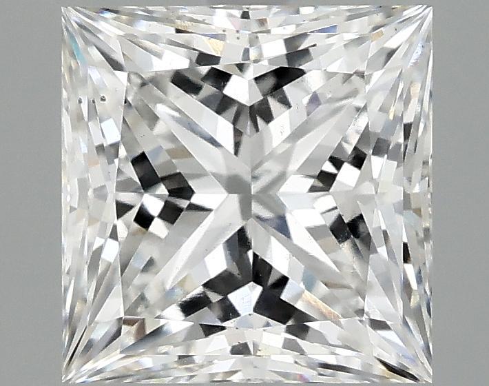 3.05 Carat Princess Shaped Ideal Cut SI1 IGI Certified Lab Grown Diamond