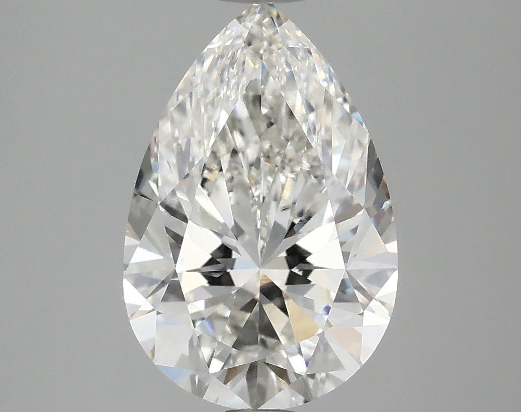 3.02 Carat Pear Shaped Excellent Cut VVS2 IGI Certified Lab Grown Diamond