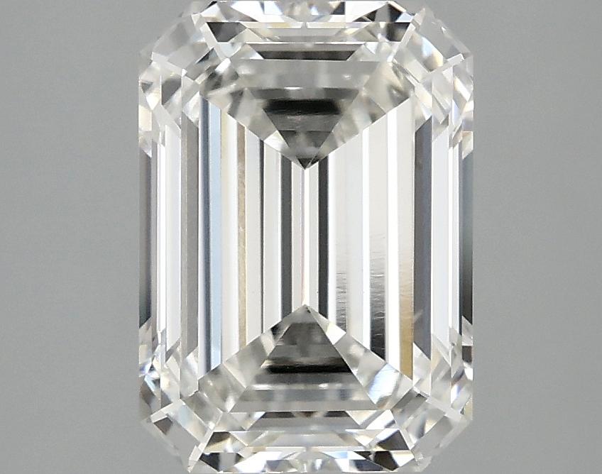 2.57 Carat Emerald Shaped Ideal Cut VVS2 IGI Certified Lab Grown Diamond