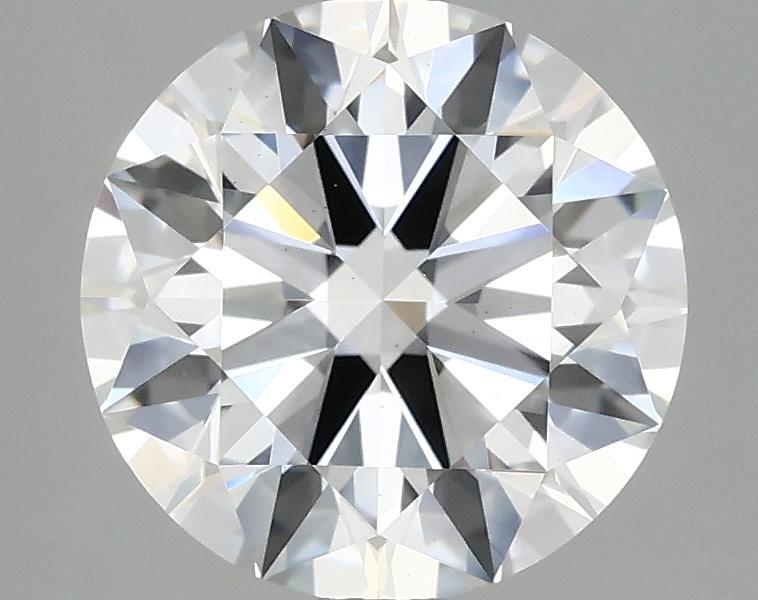2.82 Carat Round Shaped Ideal Cut VS2 IGI Certified Lab Grown Diamond