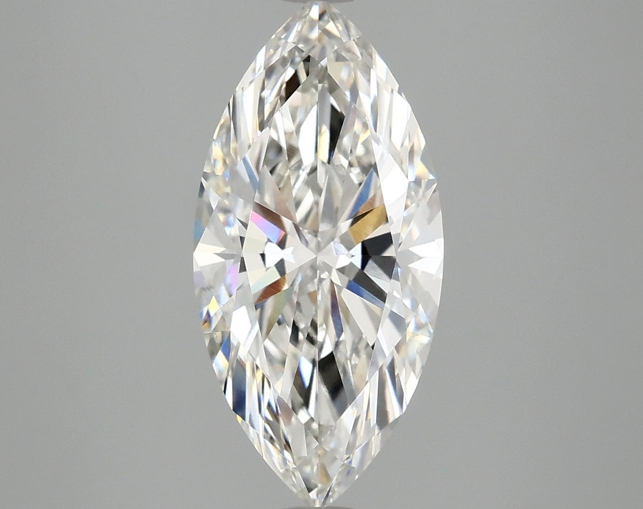 2.97 Carat Marquise Shaped Excellent Cut VS1 IGI Certified Lab Grown Diamond