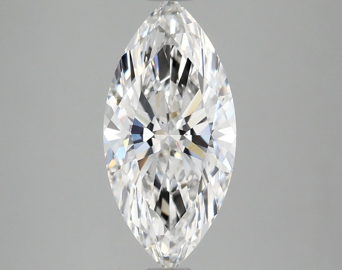 3.08 Carat Marquise Shaped Excellent Cut VVS2 IGI Certified Lab Grown Diamond