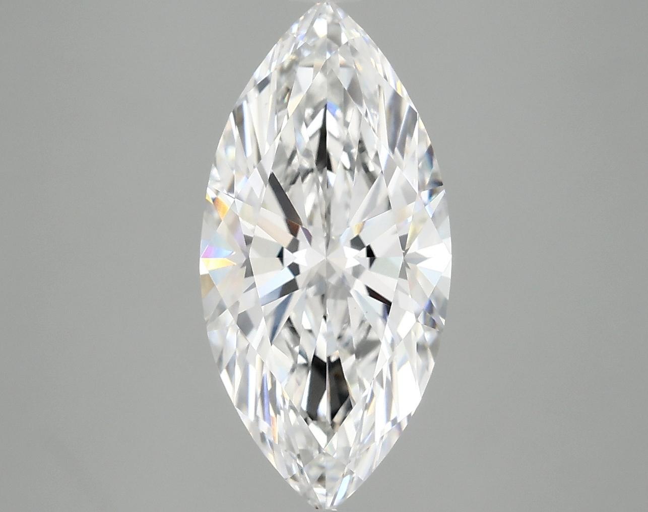 3.07 Carat Marquise Shaped Excellent Cut VS1 IGI Certified Lab Grown Diamond