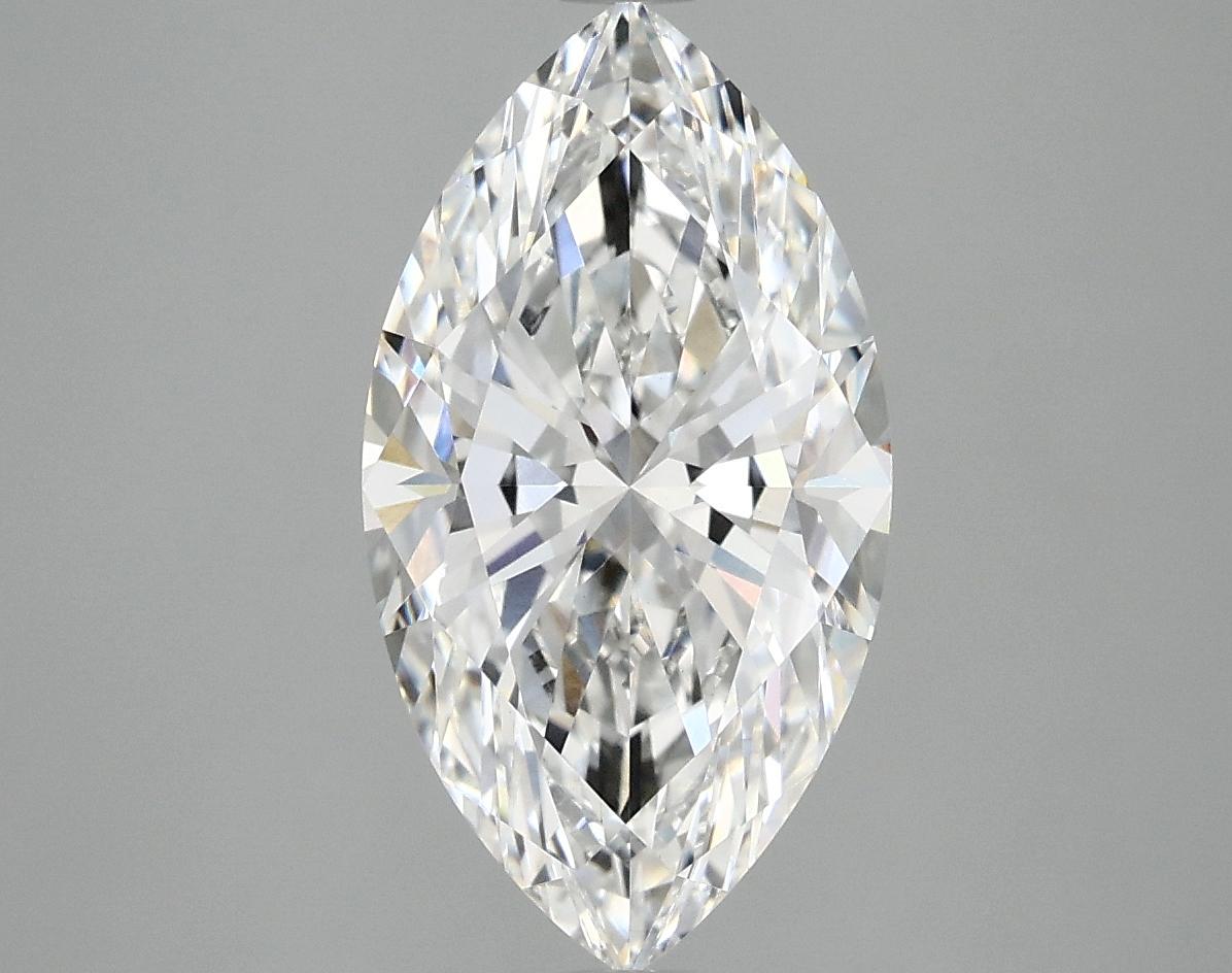 3.08 Carat Marquise Shaped Excellent Cut VVS2 IGI Certified Lab Grown Diamond