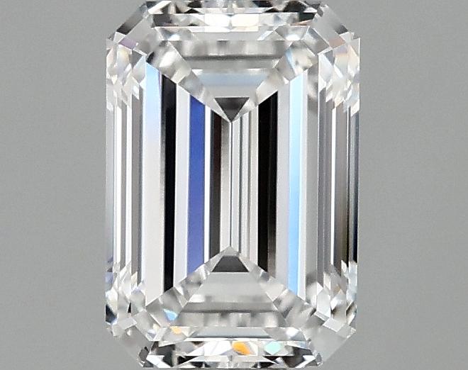 0.97 Carat Emerald Shaped Ideal Cut VVS2 IGI Certified Lab Grown Diamond