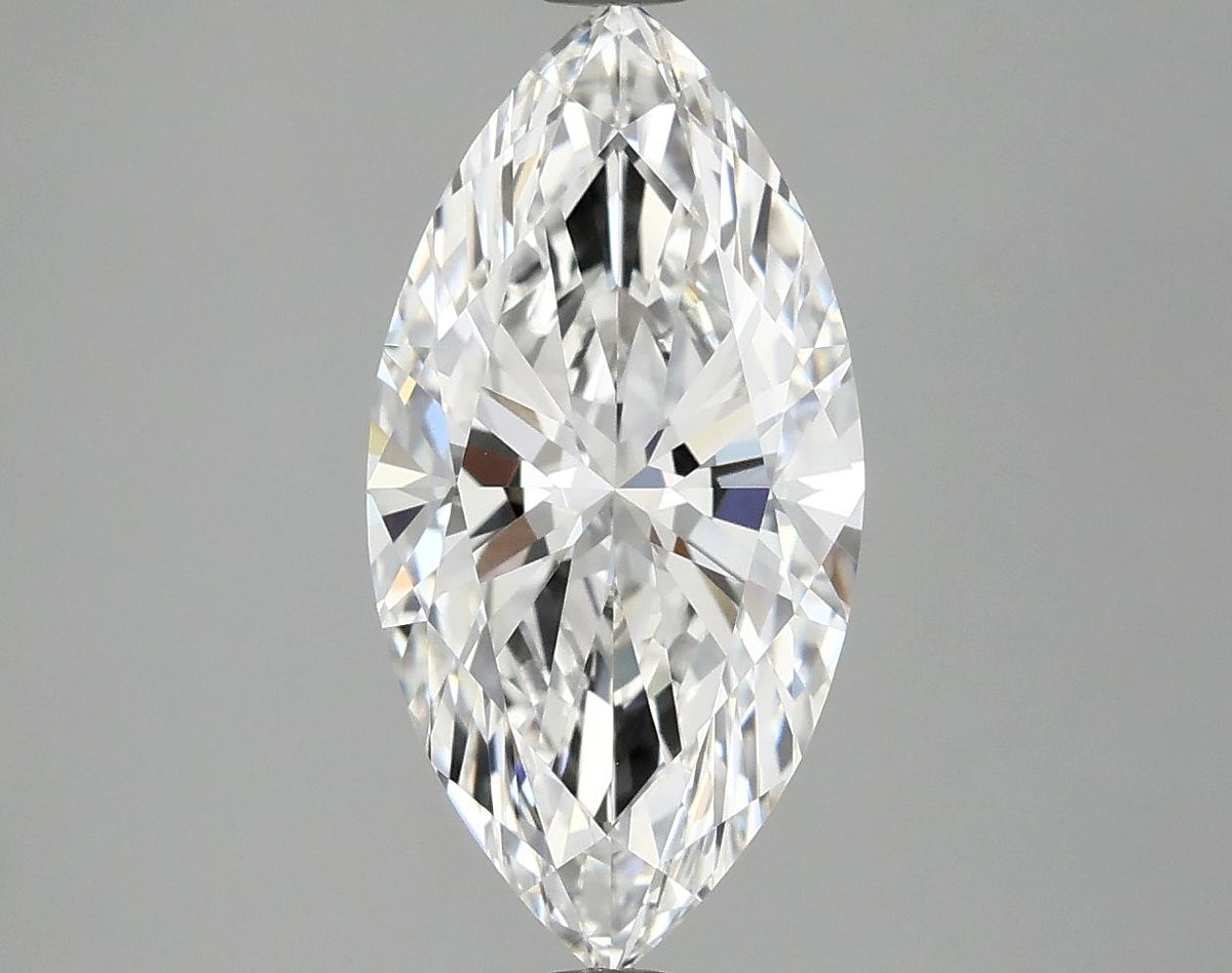 3.06 Carat Marquise Shaped Ideal Cut VVS2 IGI Certified Lab Grown Diamond
