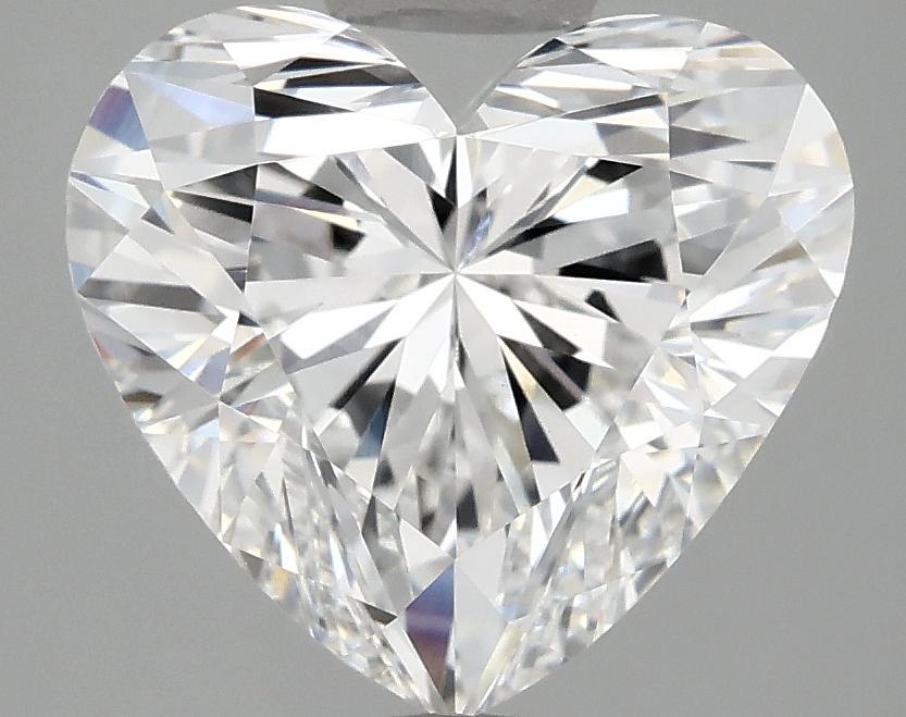 4.02 Carat Heart Shaped Ideal Cut VVS2 IGI Certified Lab Grown Diamond