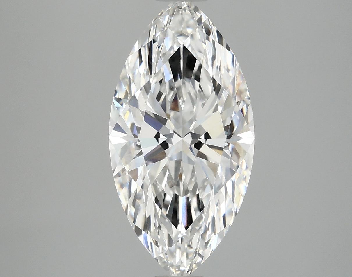 3.08 Carat Marquise Shaped Ideal Cut VVS2 IGI Certified Lab Grown Diamond