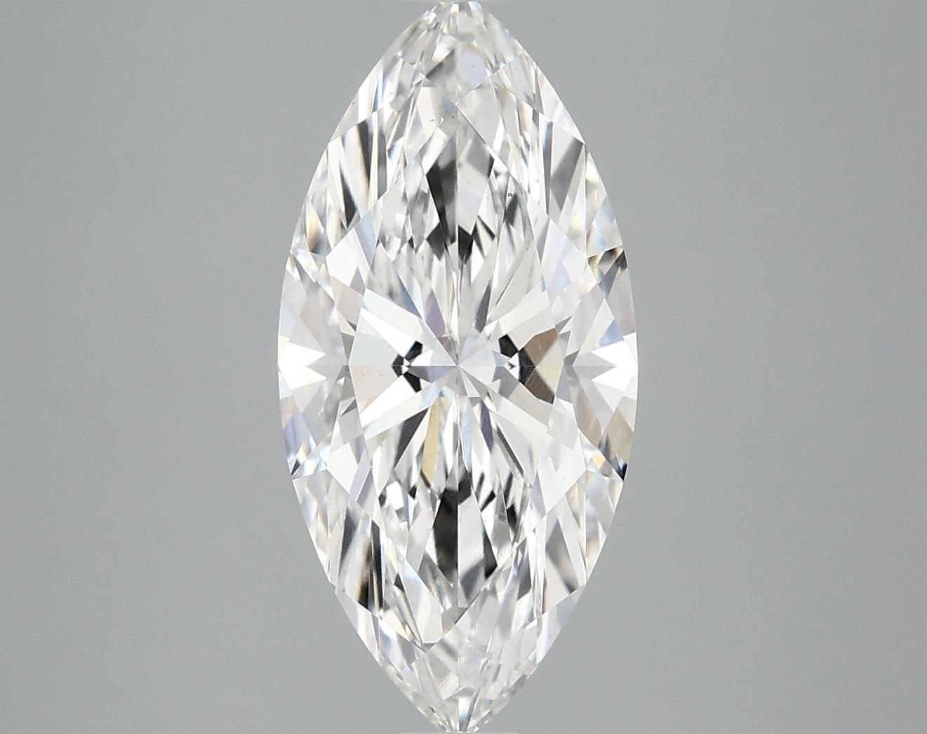 3.08 Carat Marquise Shaped Excellent Cut VS1 IGI Certified Lab Grown Diamond