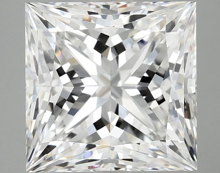 4.1 Carat Princess Shaped Ideal Cut VVS2 IGI Certified Lab Grown Diamond