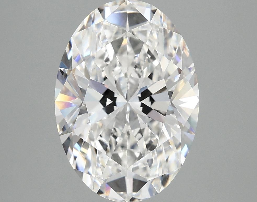 3.08 Carat Oval Shaped Ideal Cut VVS2 IGI Certified Lab Grown Diamond